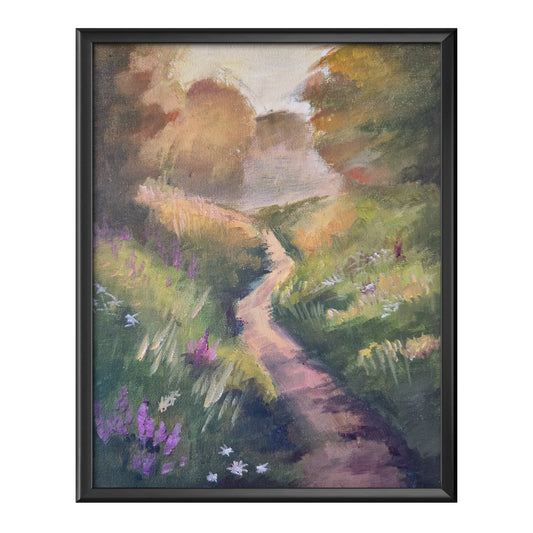 "Spring Day" Original Oil Painting – 8" × 10"